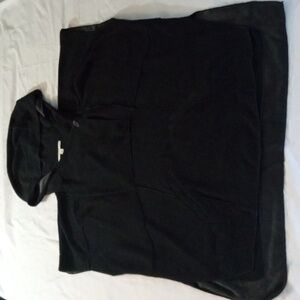 Burning Torch recycled cashmere patchwork hooded poncho